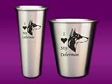 Doberman Pinscher - Shot Glass Set - Laser engraved
