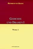 Werke 1. Gedichte und Dramen 1
