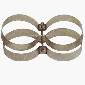 XS Scuba Stainless Steel Double Tank Cylinder Bands