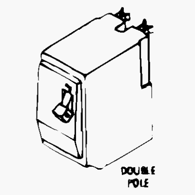 "QO" Double Pole Circuit Breaker, 15 Amp
