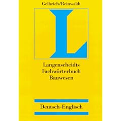 Fachw�rterbuch Bauwesen, Deutsch-Englisch