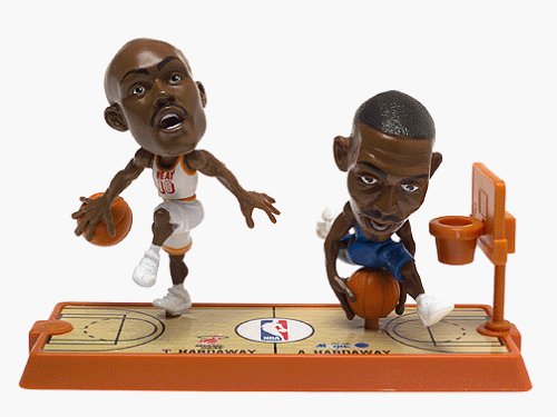 1998 Mattel NBA Jams One-On-One Action 2-Figure Pack - Tim Hardaway vs Anfernee Hardaway (Mattel Action Figure - )