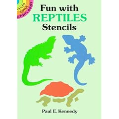 Fun with Reptiles Stencils (Dover Little Activity Books)