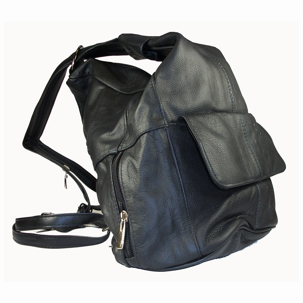 Leather Backpack Sling Shoulder Bag Purse