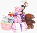 The Deluxe Animals Baby Gift Basket - Girl
