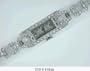 Ladies Platinum Bulova watch 64 Diamonds. laniard strap