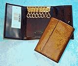 Rolfs Black Brass Distressed Leather Key Holder