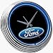 On The Edge 259091 Neon Clock (Ford Oval)