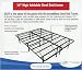 Incredibase" - 14" High foldable steel bed frame platform
