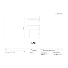SMC KDM Series Polybutylene Terephthalate Rectangular Plug Side Multi-Connector, 6mm Tube OD
