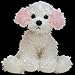 TY Beanie Babies Sugarpup  - White Dog