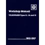 Workshop Manual: Volkswagen Types 11, 14, and 15 : 1952-1957