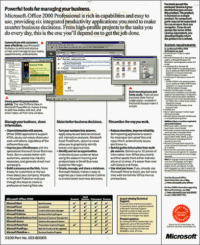 Microsoft Office 2000 Professional [OLD VERSION]
