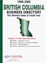 1999-2000 British Columbia Business Directory: The Ultimate Sales and Credit Tool