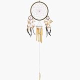 DreamCatcher~ DreamCatcher With Windchimes and Feathers~ Approx 10