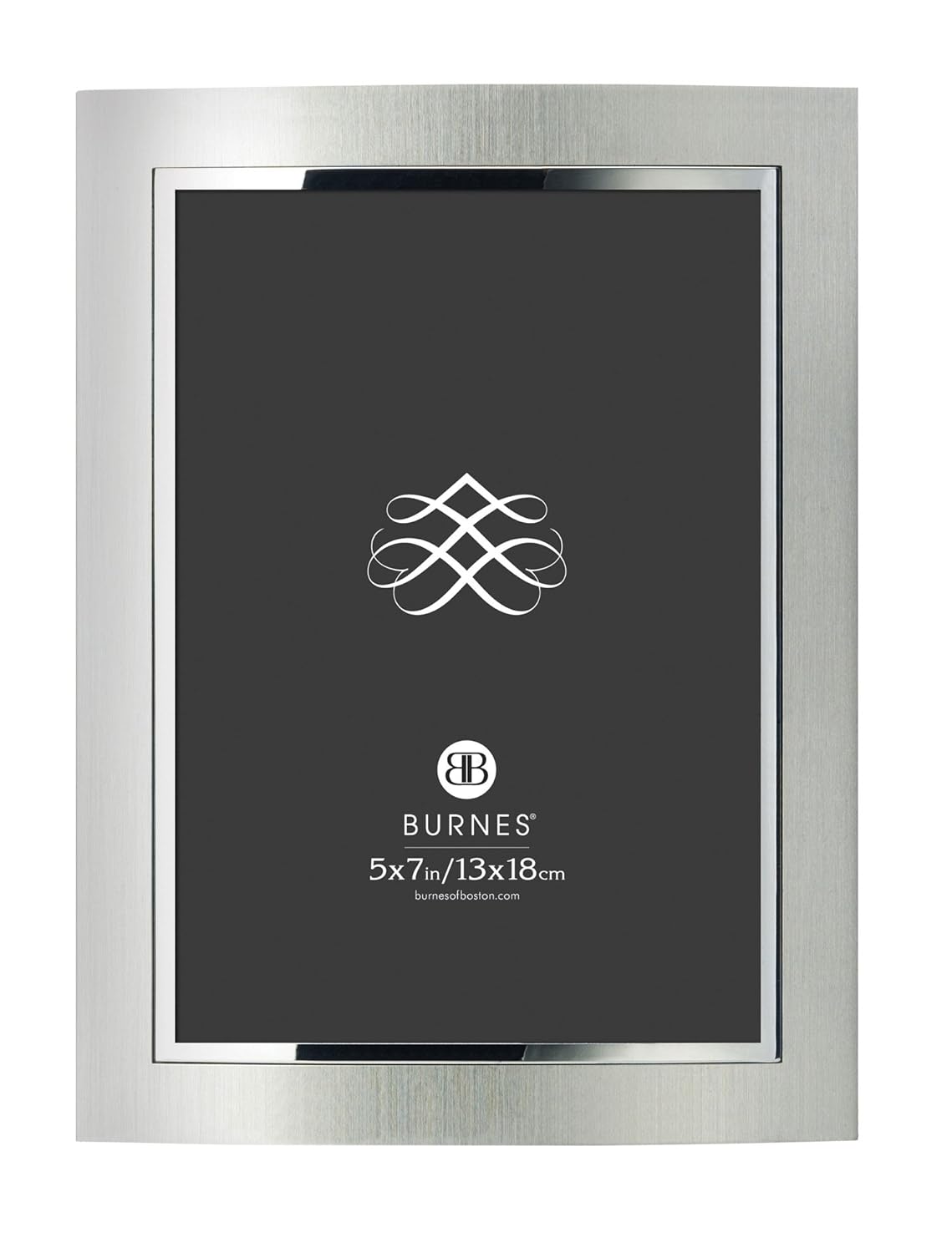 Burnes of Boston 498057 City Lights Picture Frame, Silver, 5 by 7