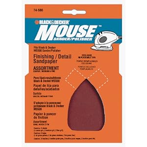 BLACK and DECKER ACCESSORIES #74-586 5PC Sandpaper ASST by Black & Decker