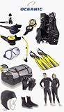 Oceanic Economy Warm Water Dive Package With Wetsuit, Bag +