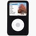 zCover iSA classic for Apple iPod classic 160GB Top grade silicone case, belt clip, hard screen protector, and flip port cover compatible with lanyard, armband, window clips, universal belt clip (Black)