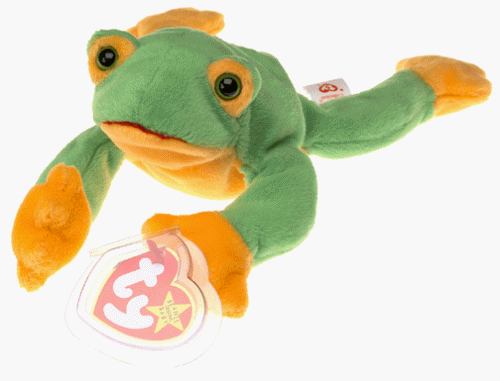 Ty Beanie Babies - Smoochy the Frog