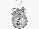 Bowling Green State University - Round Bulb Pewter Ornament - Laser Engraved