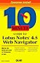 10 Minute Guide to Lotus Notes 4.5 Web Navigator (10 Minute Guides)