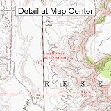 USGS Topographic Quadrangle Map - Indian Wells, Arizona (Folded/Waterproof)