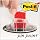 Post-it Arrow Flags Dispenser, Red, 1-Inch Wide, 200/Desk Grip Dispenser, 1-Dispenser/Pack