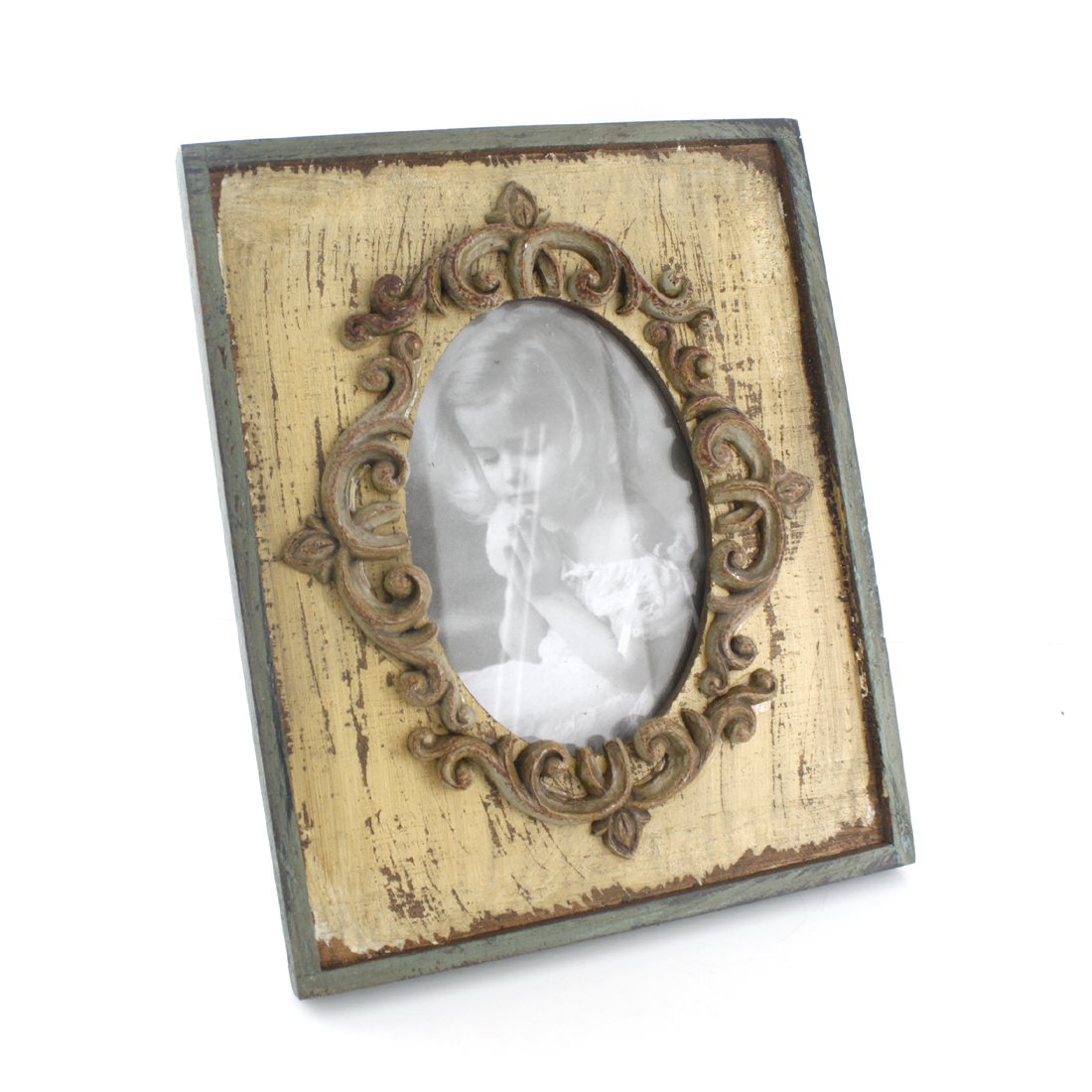 3x5inch Vintage Rustic Feel Wooden Family Picture Photo Frame with