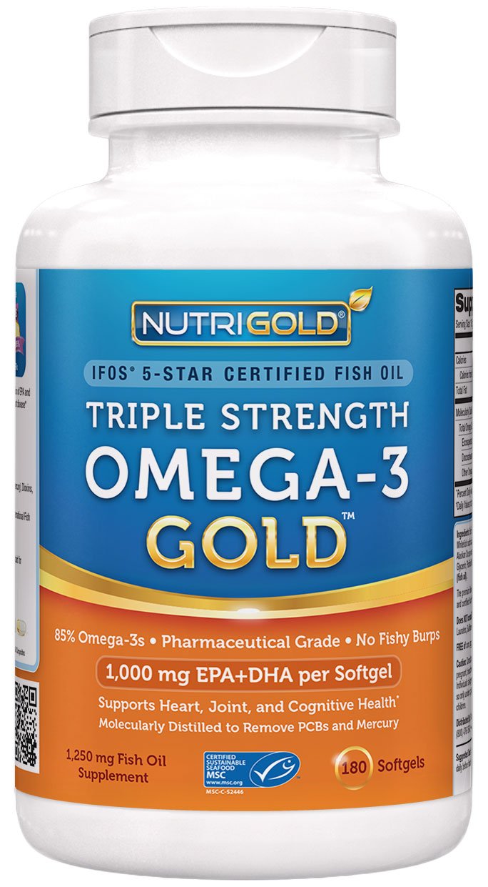 Nutrigold Triple Strength Omega 3 Gold