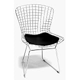 Alphaville DC-LEGA-SID-K Mid-Century Modern Legare Side Dining Chair- Faux black Leather... by Alphaville