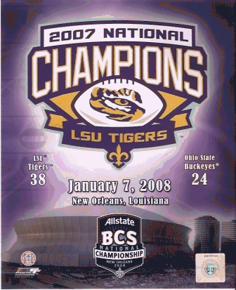 Buy 2007 BCS National Champion LSU 8x10 Photo by Sports Memorabilia LLC