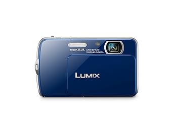 Panasonic Lumix DMC-FP7 16.1 MP Digital Camera with 4x Optical Image Stabilized Zoom with 3.5-Inch Touch-Screen LCD (Blue)