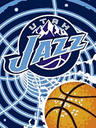 Utah Jazz Colorful Raschel Blanket Throw - NBA Basketball Fan Shop Sports Team Merchandise