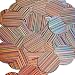 Sequin 30mm Round Salmon Pink City Lights Reflective Couture loose Paillettes. Made in USA.