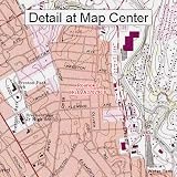 USGS Topographic Quadrangle Map - Roanoke, Virginia (Folded/Waterproof)