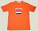 T-Shirt Niederlande, orange-weiß, Größe L, Runner-T