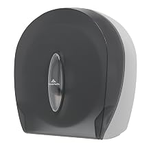 Georgia-Pacific GP 59009 Translucent Smoke Jumbo Jr. Bathroom Tissue Dispenser, 10.61" Width x 11.29" Height x 5.39" Depth
