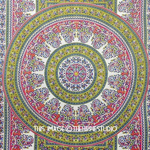 Mandala Tapestries, Hippie Tapestries Wall Hanging, Indian Boho Bohemian Tapestry Throw, Wall Tapestries, Tapestries for Dorms, Wall Decor, College Tapestries (90 X 60 Inches)