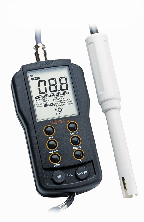 Conductivity and Temperature For pH 0.0 to 14.0 pH Range Oakton PCTestr