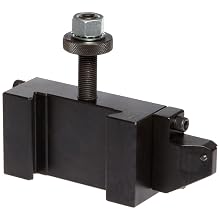 Dorian Tool D881 Chromium Molybdenum Alloy Steel Quick Change OD and ID Threading Toolholder with External On Edge Insert Cartridge for SDN40CA Super Quick Change Tool Post, 5-39/64" Width, 1-1/2" Height