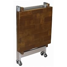 Oasis Concepts Stainless Steel/Wood Folding Versatile Bbq Island, Walnut