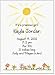 Sunshine Daisies Baby Shower Invitation