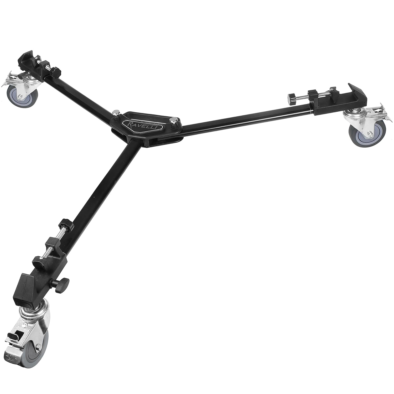 Video Camera Tripod Dolly Stand Wheels Professional Portable Folding