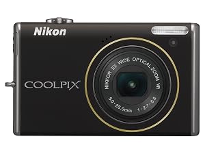 Nikon Coolpix S640 12.2MP Digital Camera with 5x Wide Angle Optical Vibration Reduction (VR) Zoom and 2.7-inch LCD (Calm Black)