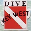Dive Key West Die Cut Bumper Sticker