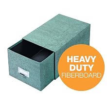 Globe-Weis Index Card Storage Drawer, Green, 6x9 Inches (69C GRE)