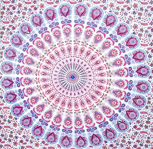 Indian Peacock Mandala Tapestry ,Indian Wall Hanging ,Hippie Indian Tapestry,bohemian Wall Hanging,queen Bedspread Throw Decor Art