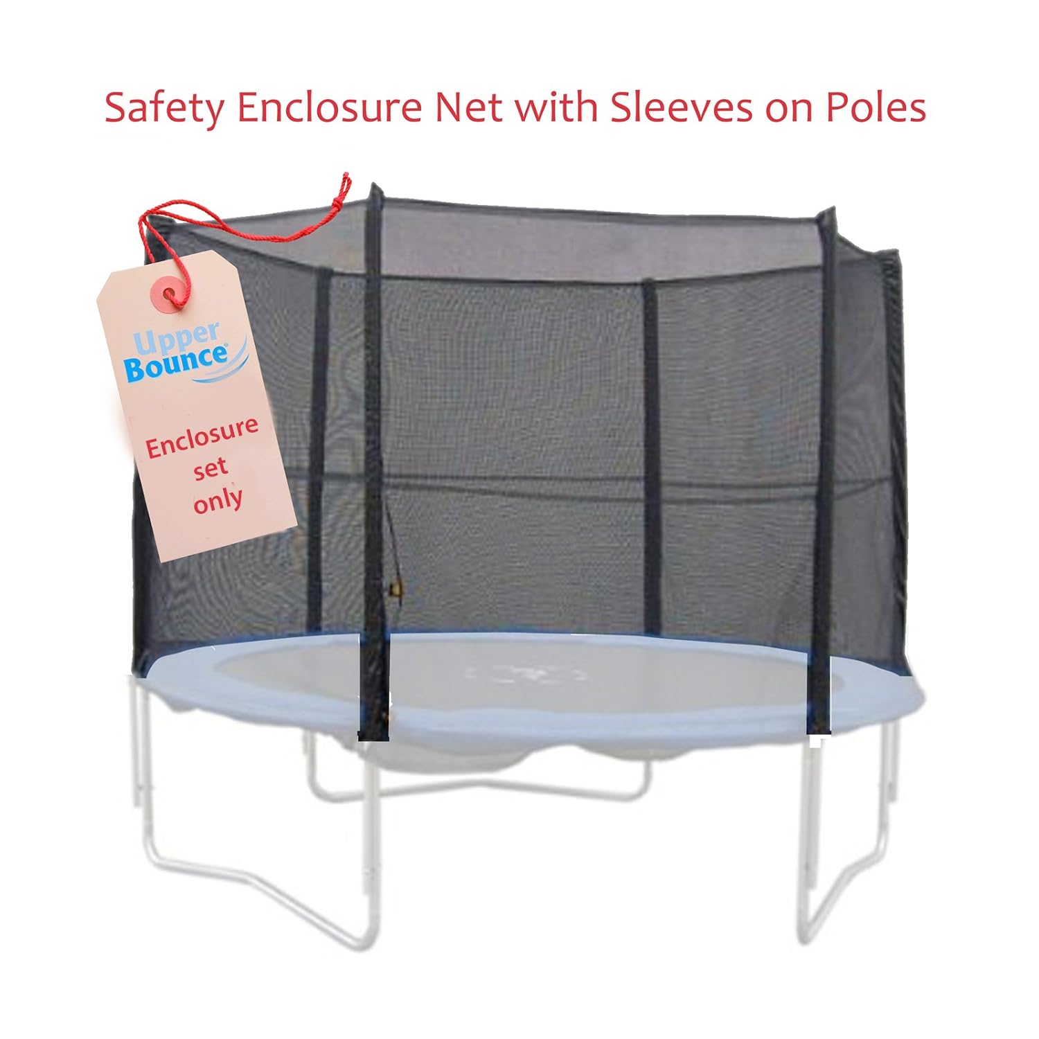 6 Pole Trampoline Enclosure Set to fit 15 FT. Trampoline Frames with set of 3 or 6 W-Shaped Legs (Trampoline Not Included)
6 Pole Trampoline Enclosure Set to fit 15 FT. Trampoline Frames with set of 3 or 6 W-Shaped Legs (Trampoline Not Included)