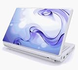 Abstract Purple Smoke Design Skin Cover Decal Sticker for Asus Eee PC 1005HA / PC 1008HA Netbook Laptop